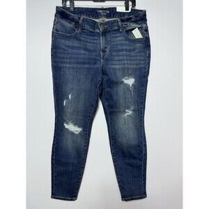 Maurices Denim Flex Mid Rise Jegging Jeans Size 14W Short